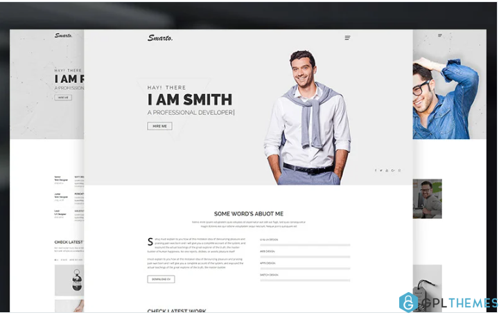 Smarto – Creative Portfolio Website Template