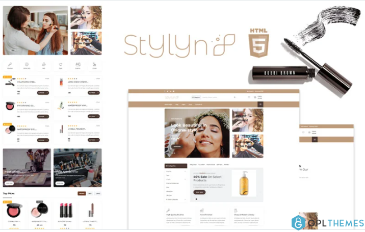 Stylyn – Cosmetic And Beauty Shop HTML Website Template