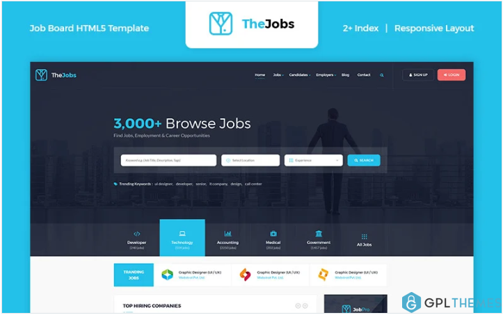 The Jobs – Job Board HTML Website Template