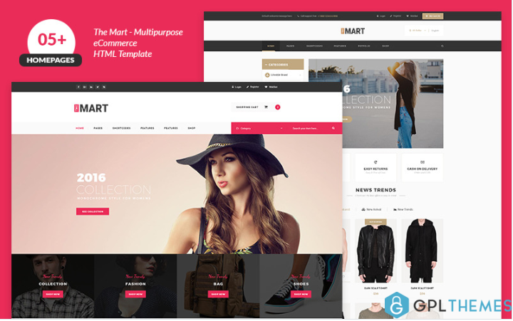 The Mart Multipurpose e-commerce Website Template