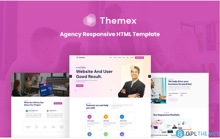 Themex – Agency HTML5 Responsive Website Template
