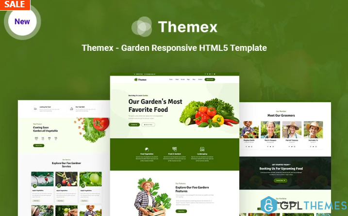 Themex – Garden Responsive HTML5 Website Template
