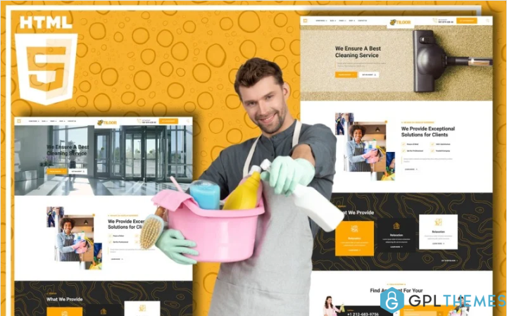 Tiloor – Cleaning Service Website Template