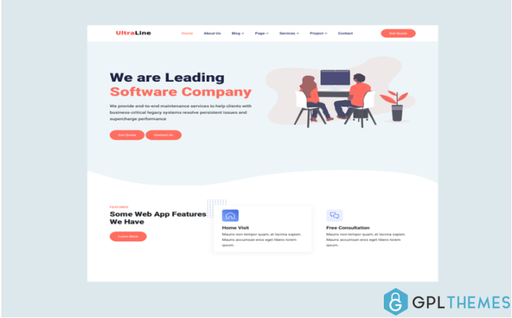Ultraline – IT Solutions & Business Services Website Template