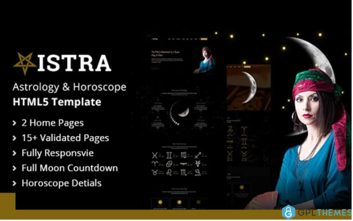 Vistra – Multipurpose Astrology & Horoscope HTML 5 Website Template