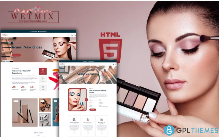 Wetmix – Cosmetic Shop HTML Template