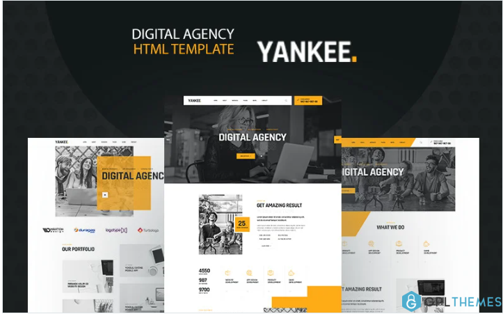Yankee – Digital Agency HTML5 Website Template
