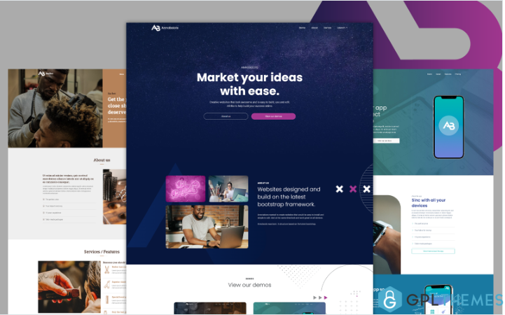 Annoboots – Awesome, Responsive Website Templates Based on Bootstrap 5