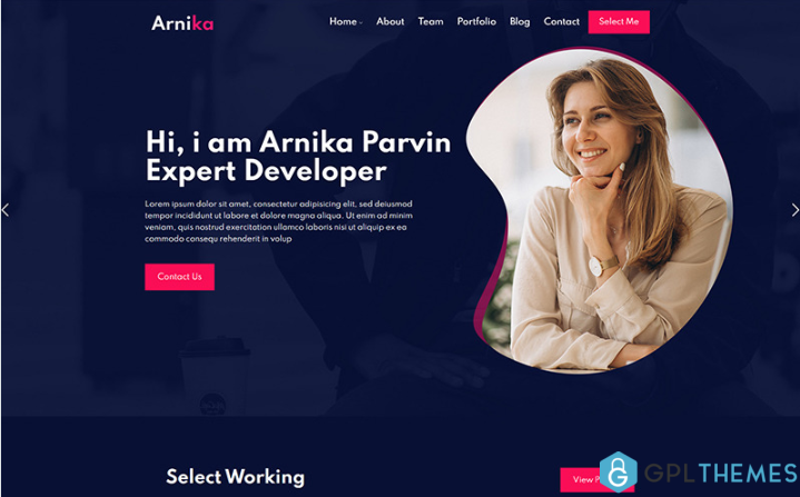 Arnika – Personal Creative Responsive Website Template