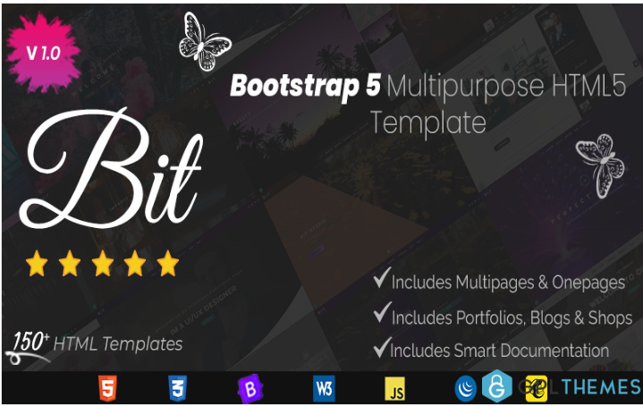 Bit – Multipurpose Business Services HTML Website Template