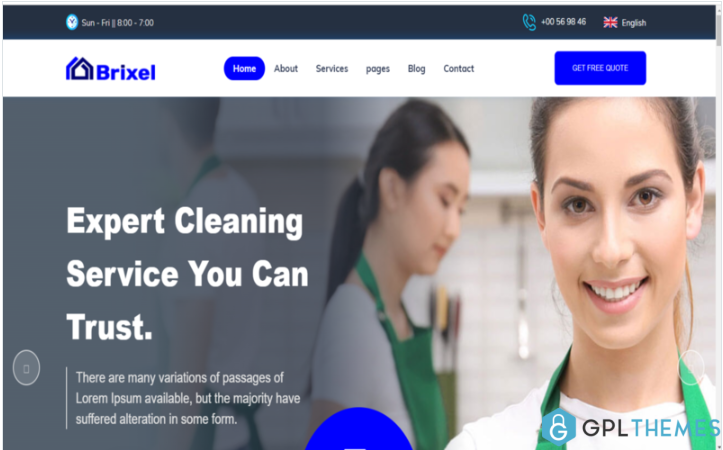 Brixal-Cleaning Service HTML5 Template
