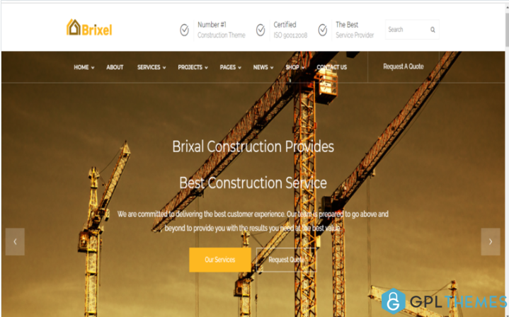 BrixalBuilding – Construction and Building Website Template