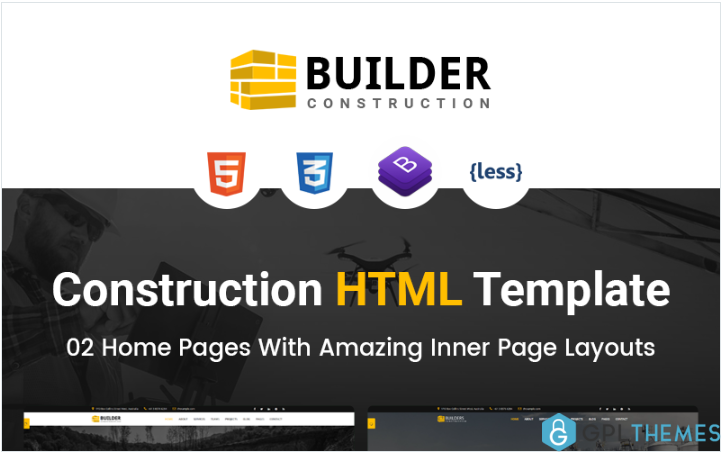Builder – Construction Company HTML Website Template