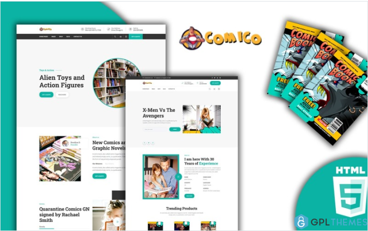Comico – Comic Book Shop HTML Template