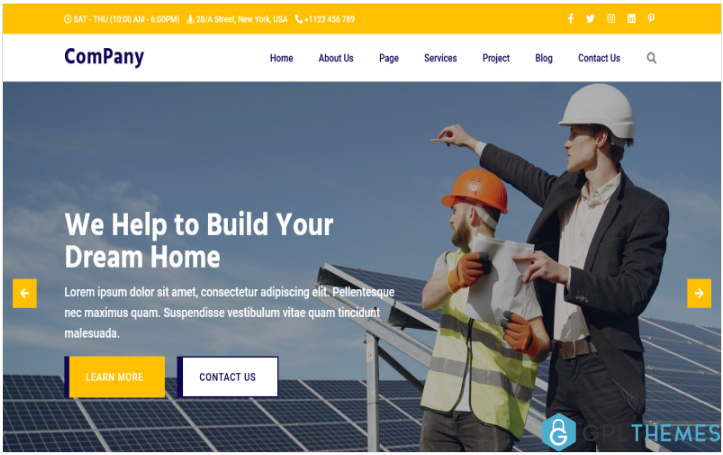 Company – Construction Company & Business Bootstrap5 HTML5 Template
