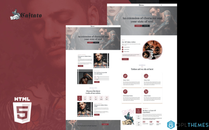 Craftato Art Studio HTML5 Website Template