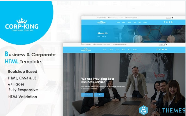 CropKing – Multipurpose Creative Corporate Business HTML5 Website Template