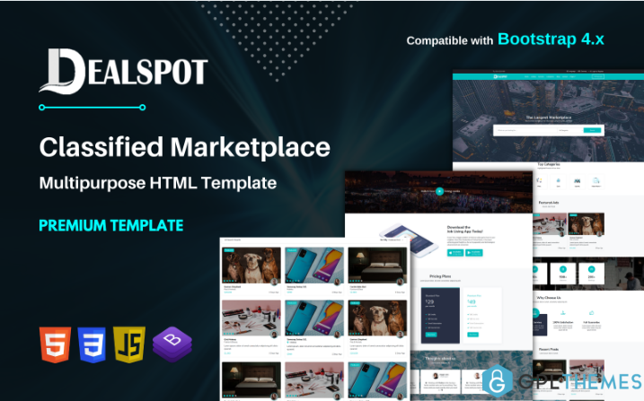 Dealspot – Classified Responsive Multipurpos HTML Marketplace Website Template