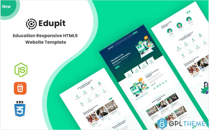 Edupit – Education Responsive HTML5 Website Template