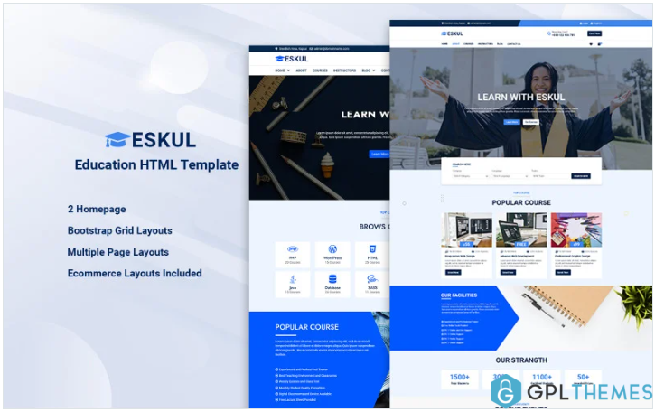 Eskul – Education HTML Website