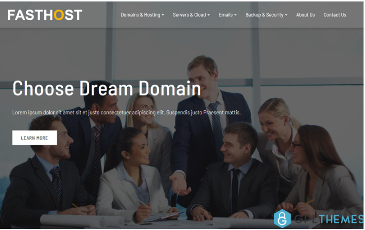 Fasthost – Web and Domain Hosting Website Template