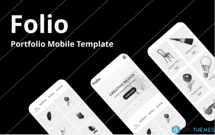 Folio – Portfolio Mobile Website Template