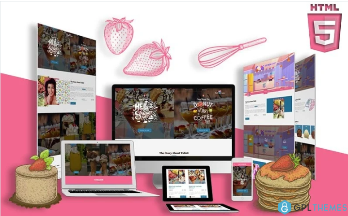 Ice Cream & Frozen Yogurt HTML5 | Summercream Website Template