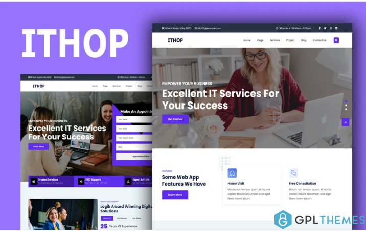 ITHOP – Technology & IT Solutions HTML5 Website template