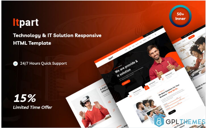 Itpart – Technology & IT Solution HTML5 Website Template