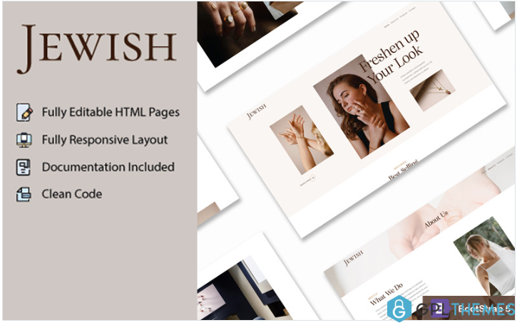 Jewish – The Jewellery Shop HTML5/Bootstrap Template