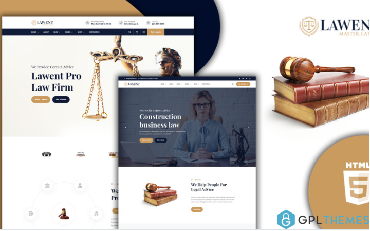 Lawent- Lawyer HTML5 Template