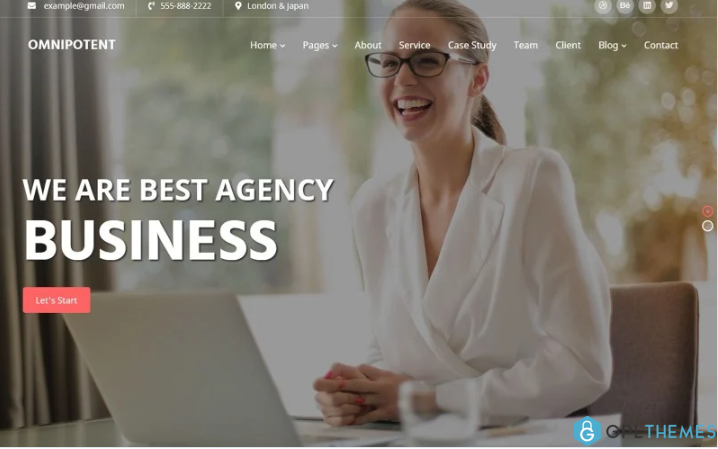 Omnipotent -Multipage Business Website Template