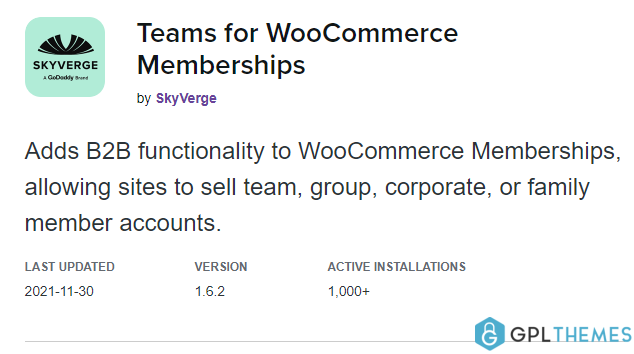 teams for woocommerce memberships