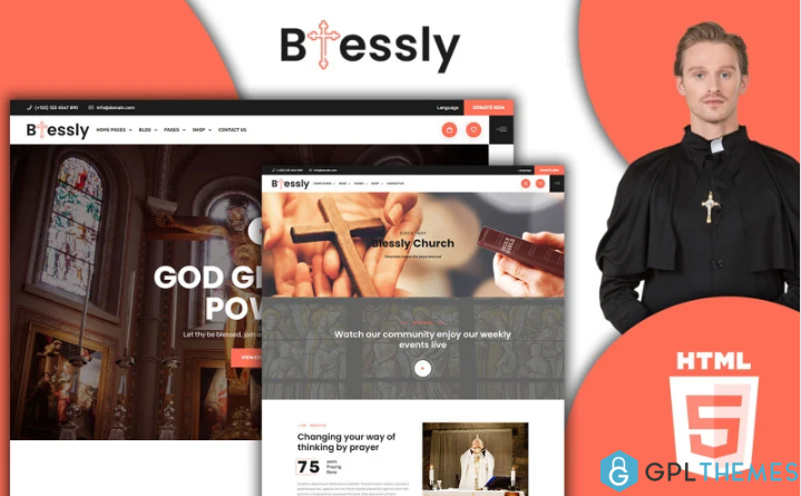 Blessly- Church and Donation HTML5 Template