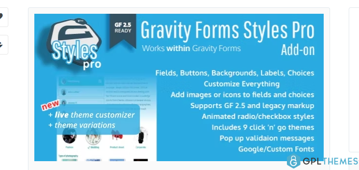 gravity forms styles pro