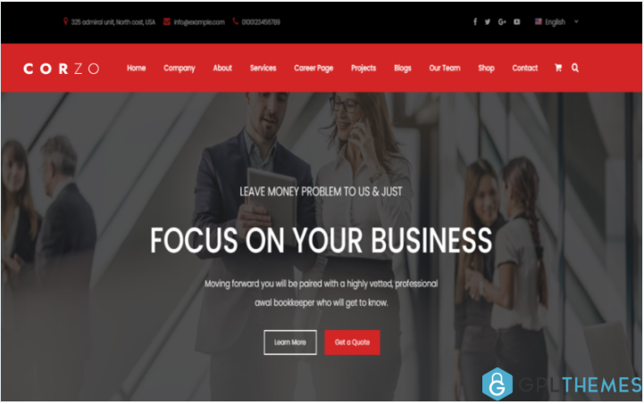 Corzo | Consulting Finance-Multipurpose Premium HTML5 Website Template