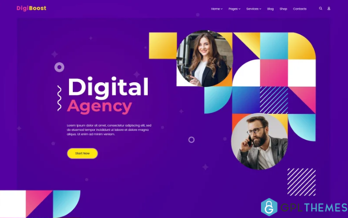 DigiBoost – Digital Agency HTML Template