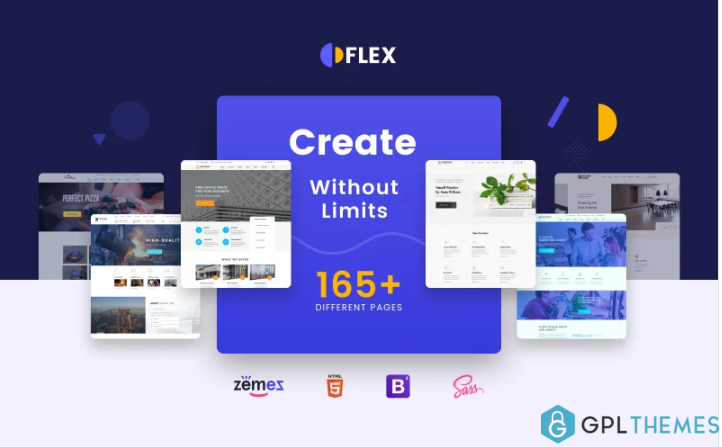 Flex – Universal Multipurpose Creative HTML Website Template