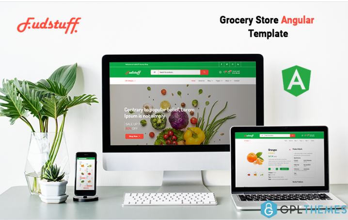 Grocery Store Angular Website template