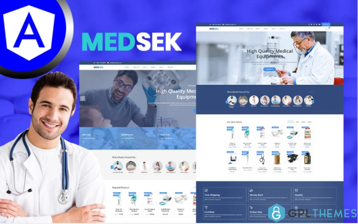 Medsek | Medical Equipment Res-seller Angular JS Template
