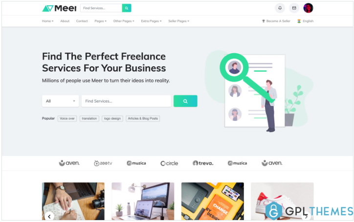 Meer- LMS & Freelance Services Marketplace for Businesses HTML Website Template