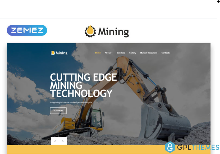 Mining – Industrial Responsive Creative HTML Website Template