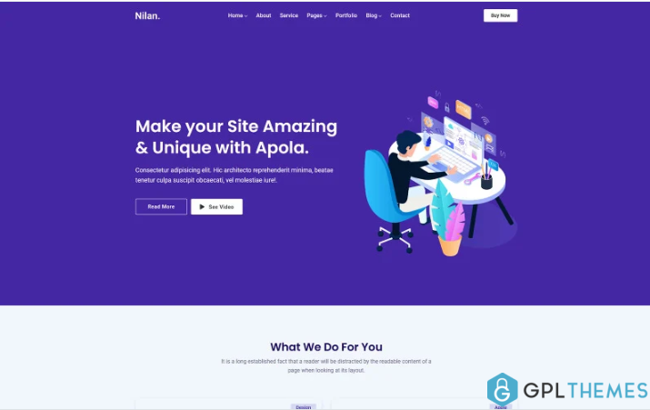 Nilan – Landing, Marketing & Hosting Html Website Template