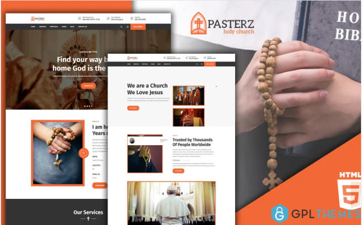 Pasterz – Church HTML5 Template