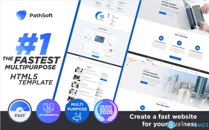 PathSoft – #1 The Fastest Multipurpose | eCommerce HTML Website Template