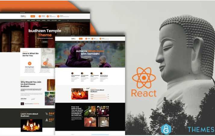 Templezen – Temple React Website template