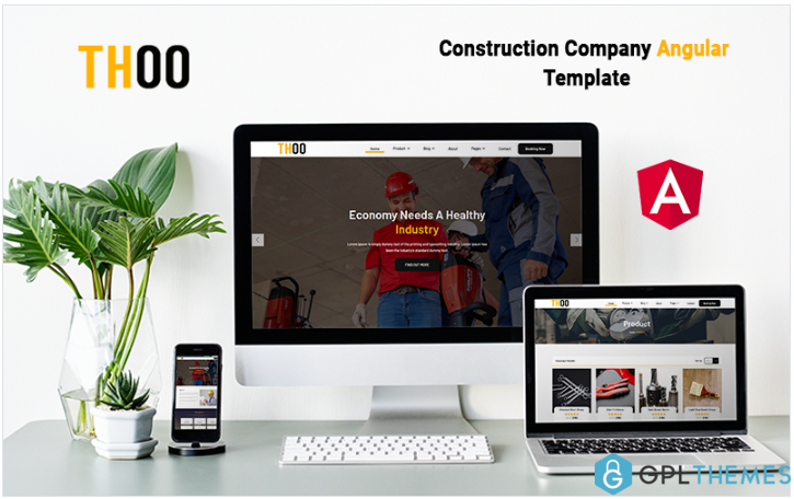 Thoo – Construction Company React Website Template