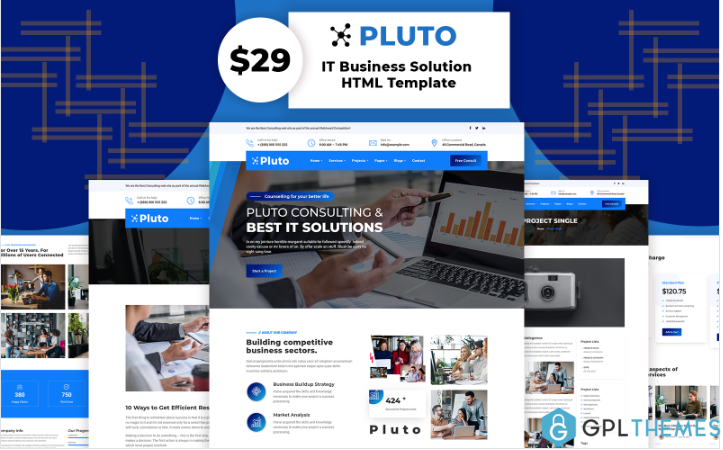 Pluto – IT Solution and Business Website Template
