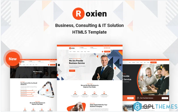 Roxien – Business and Consulting HTML5 Website Template
