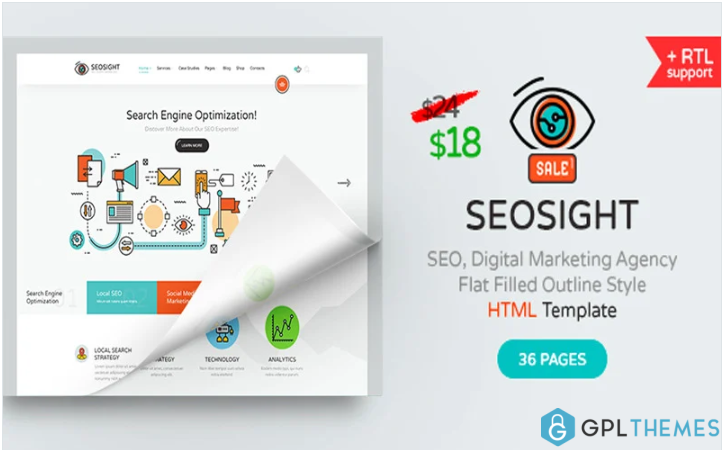 SEOsight – IT Solutions & Multi-Purpose HTML5 Website Template